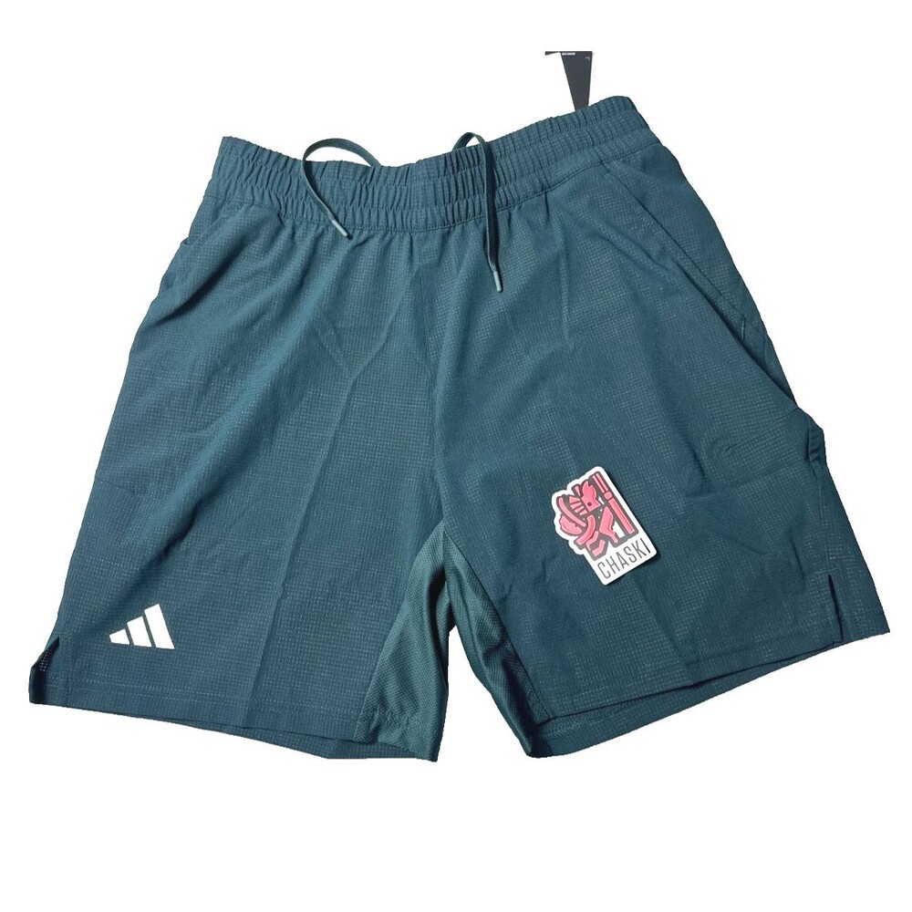 adidas Gameset Ergo 7-Inch Tennis Short Aurora ivy KB9651 Men's medium NEW